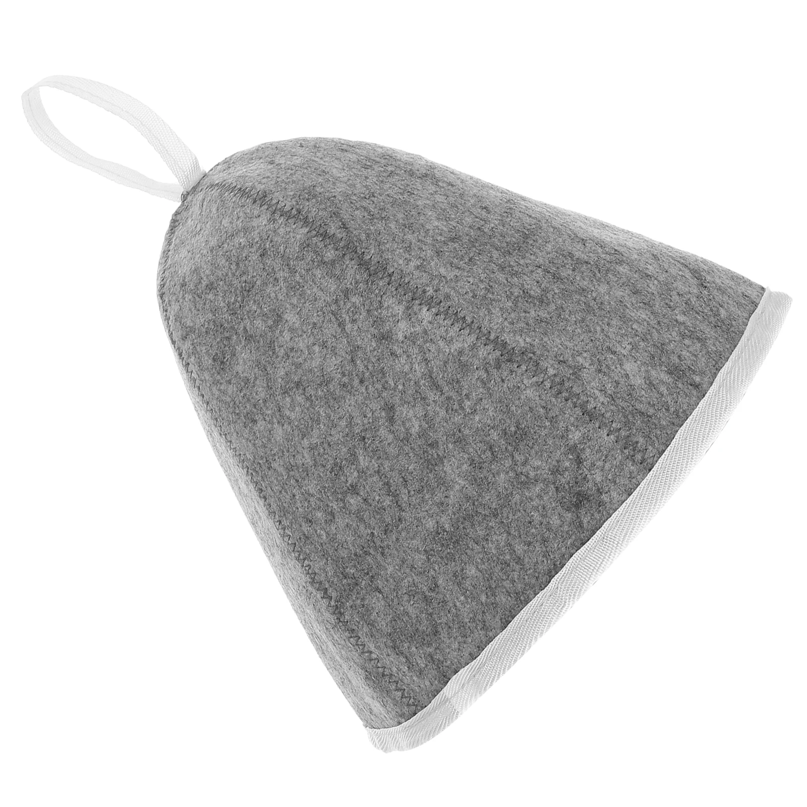 

Dry Hair Cap Sauna Hat Felt Bath Hat Absorb Water Heat Insulated Portable Russian Lightweight Comfortable Shower Accessories