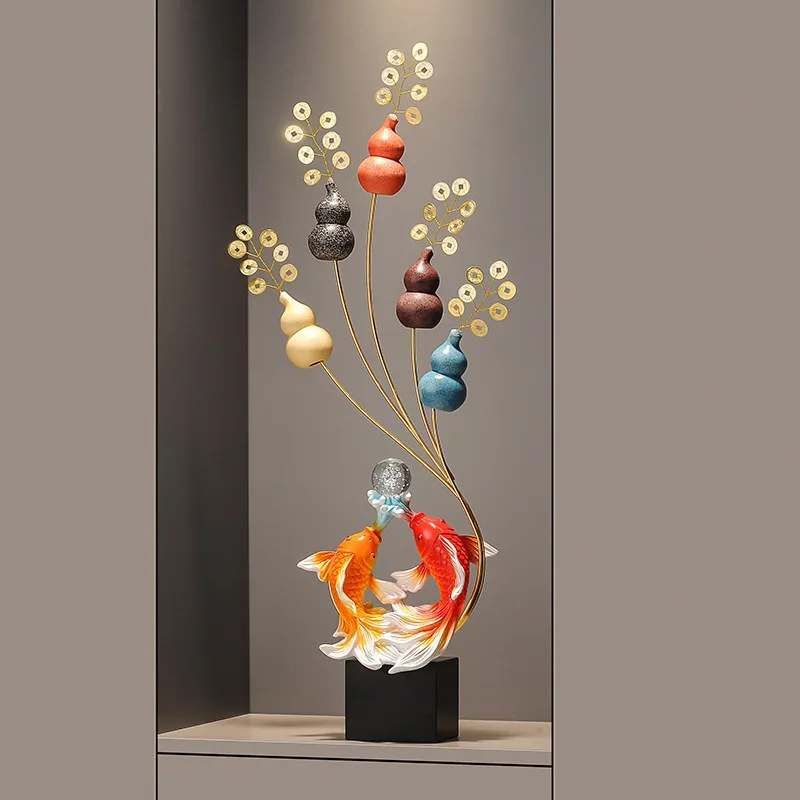 Year After Year, There Are Five Blessings At The Door. Gourd Ornaments, Entrance Hall Niches, Living Room Decorations, Gifts