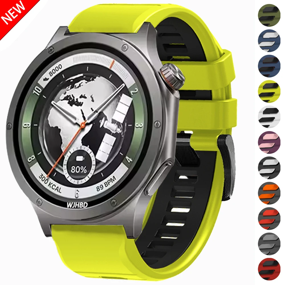 Bracelet de rechange en Silicone pour montre OnePlus Watch 4 3 2 2R 46mm, 22mm, bracelet de Sport en Silicone pour Oppo Watch 4 Pro X3 X2 X