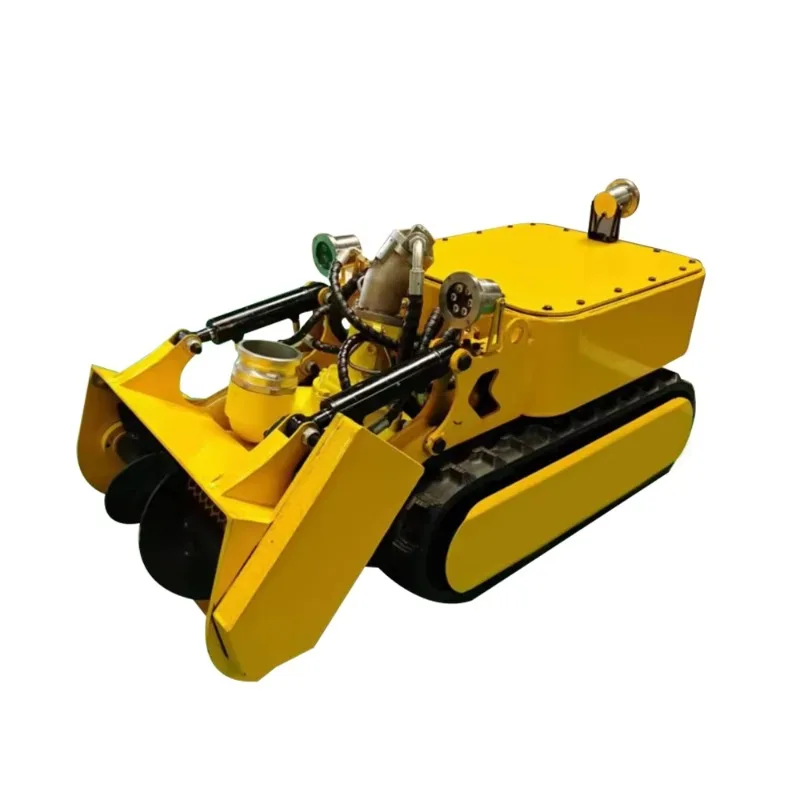 Rubber Track Pipe Cleaning Automatic 600mm Real Time Monitoring Width Dredging Robot Machine