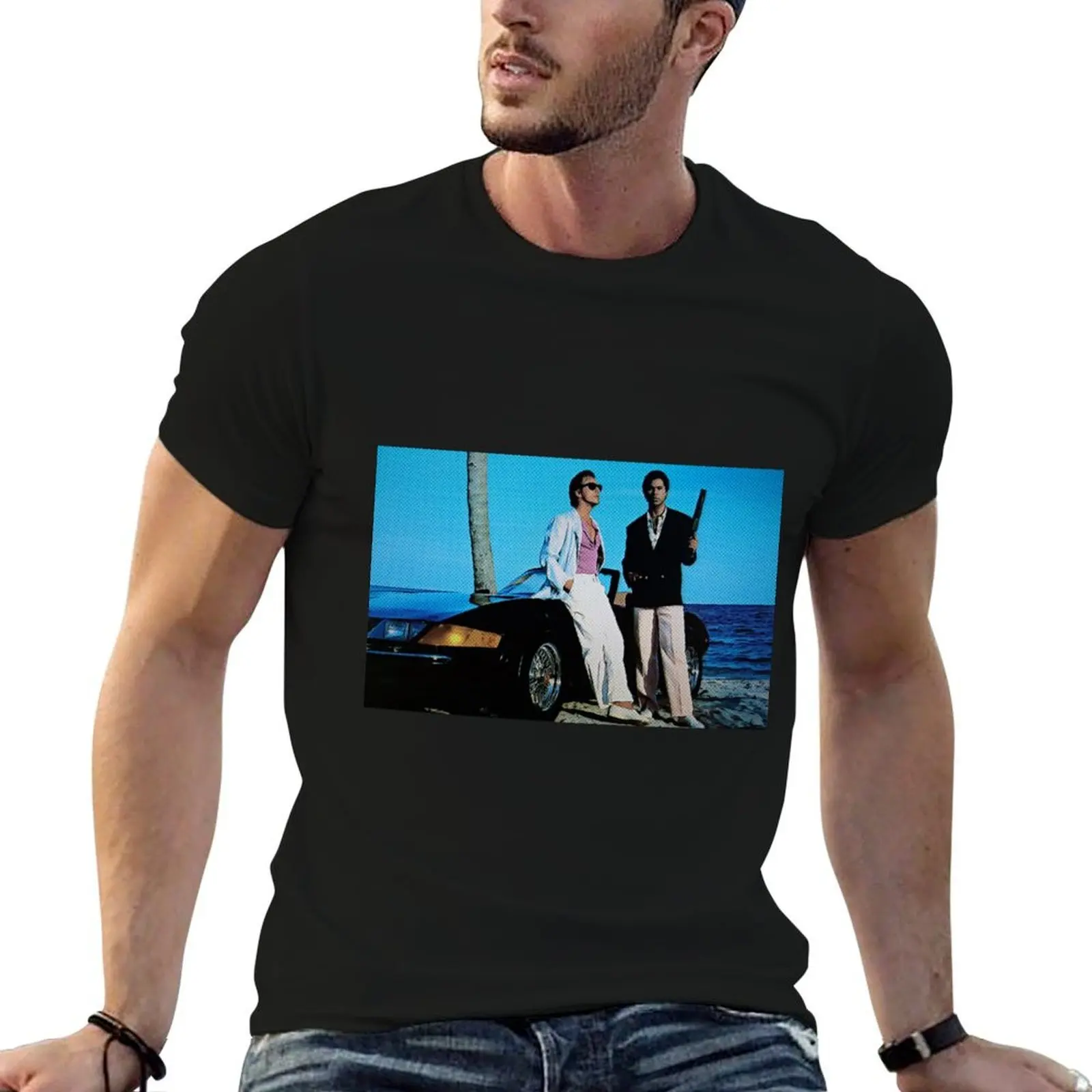 

Miami Blues T-Shirt t shirts for man graphic vintage t shirt man casual T-Shirt
