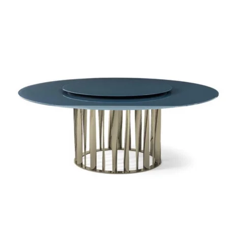 bv-Modern Chrome Stainless Steel Frame Tempered Glass Top Dining Table Restaurant Table Dining Sets Furniture·