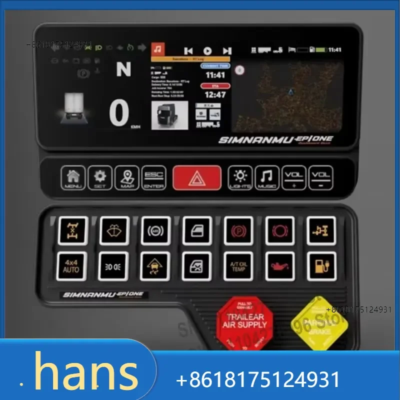 2026 Factory Direct Sales Racing Dashboard PC 8.3Inch 9RGB Ouka Navigation Projection Simulator for Logtiech G29