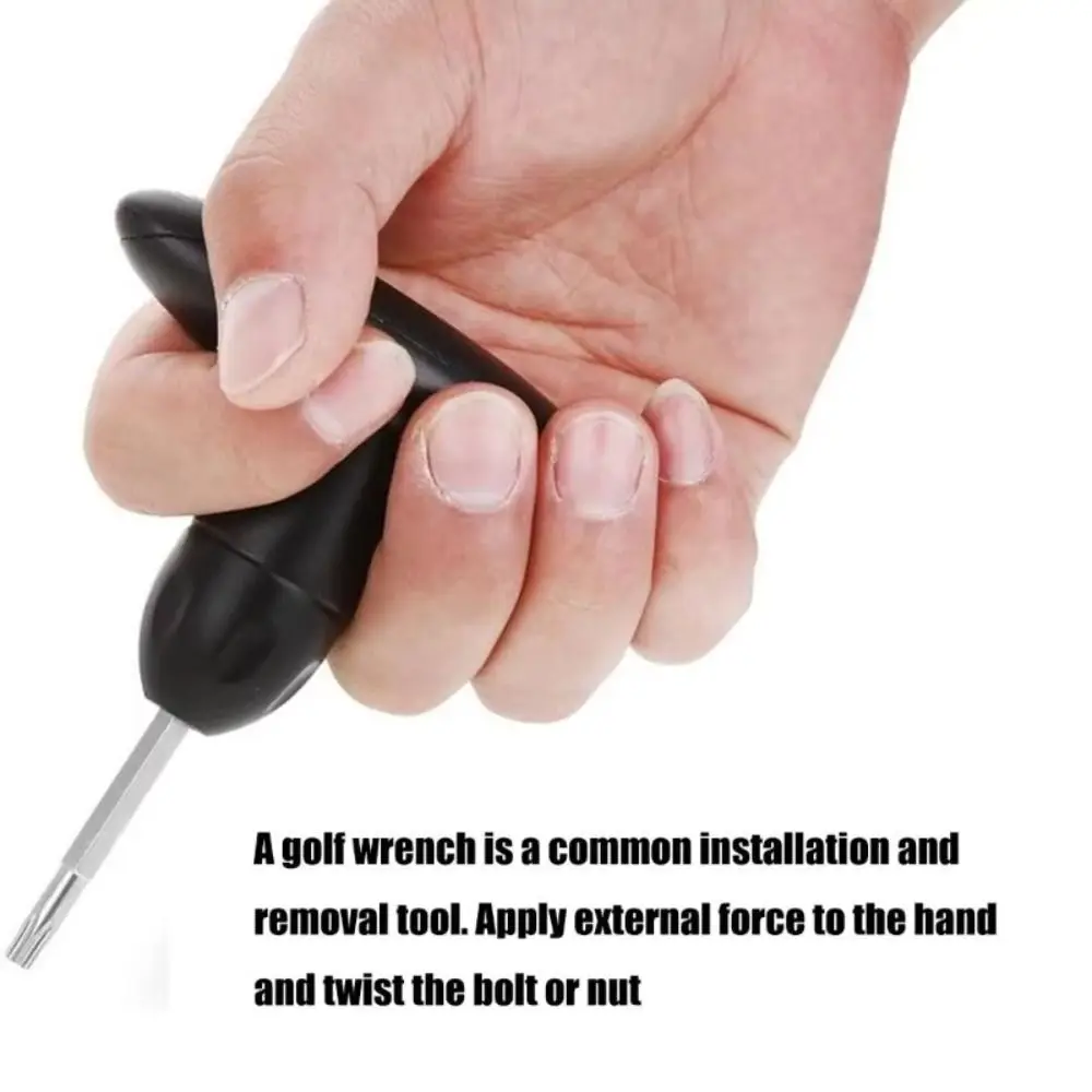 Adjustment Tool Golf Club Driver Stainless Steel T Shaped Golf Screwdriver Shaft Adapter Lightweight Golf Head Wrench
