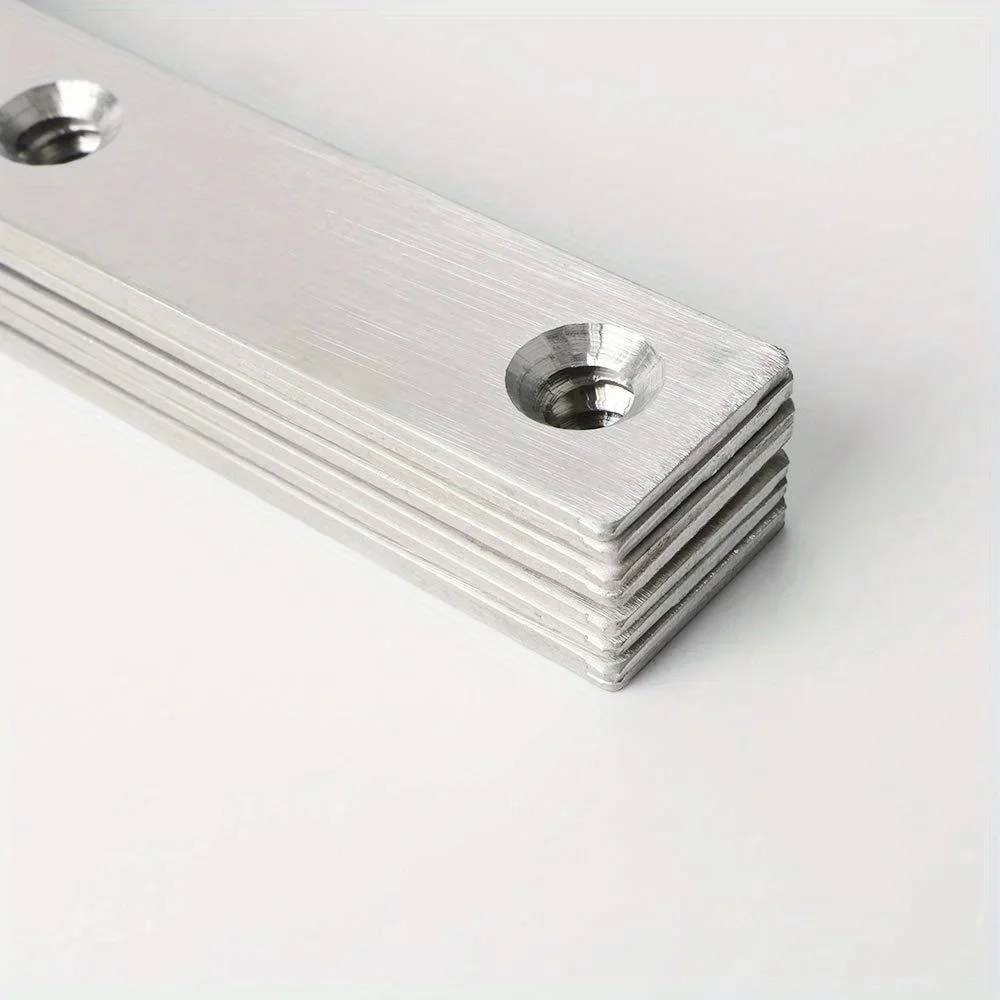 10pcs stainless steel L-shaped bracket, corner connector bracket, used for wooden furniture and cabinets