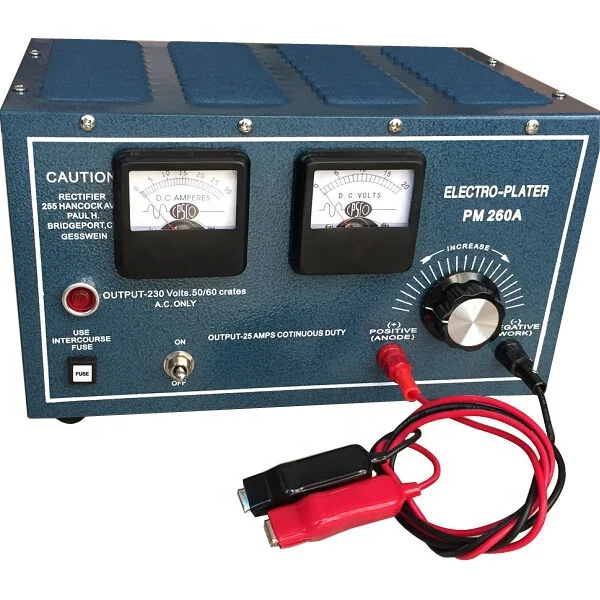 

30A Jewelry Electroplating Plating Rectifier Metal Plater Platinum Silver Rhodium Nickel Gold Plating