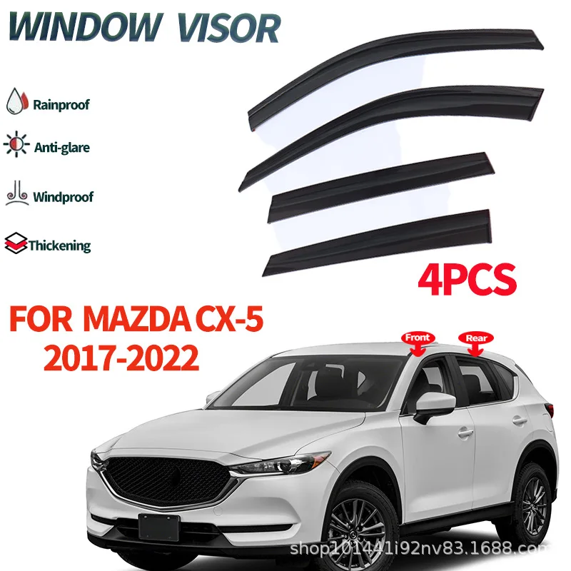 

Suitable for Mazda CX-5 Rain or Shine MAZDA CX-5 KF 2017-2022+ Window visors Auto Accessories