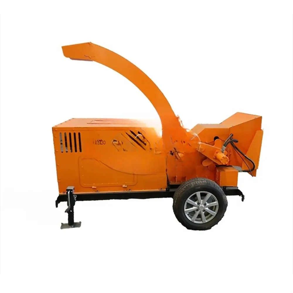Branch Wood Grinder Crusher Tree Branch Crusher Chipper Garden Tree Leaf Branch Shredder With Engine Engine
