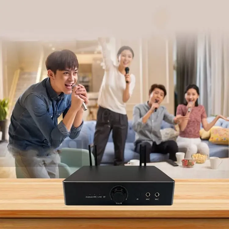 Wireless Bluetooth Audio Amplifier Hifi  Multi-Room Home Stereo 4-Channel 300W