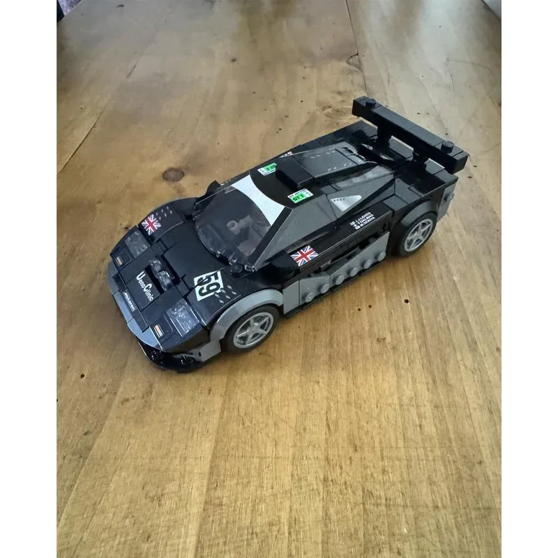 

MOC-163575 Новый классический спортивный автомобиль F1 GTR, гоночный кирпич, модель 295, детали, строительный блок для мальчиков и детей на день рождения, игрушка в подарок