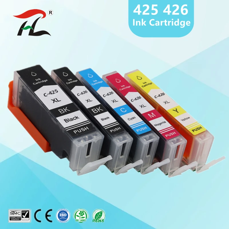 Compatible Ink cartridge For Canon pgi 425 426 PGI-425 CLI-426 pgi425 cli426 PIXMA IP4840/IP4940/IX6540/MG5140/5240/5340 Printer