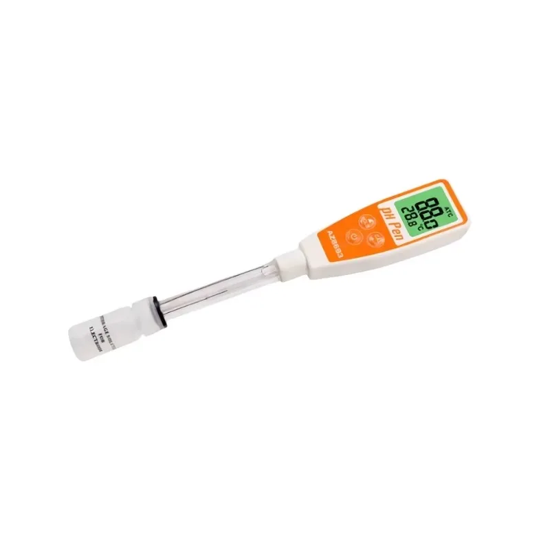 AZ8693 Portable PH Tester Pen Full Glass Electrode Corrosion Heat Resistant Water Quality Detector