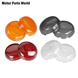 Motorcycle 2pcs Turn Signal Indicator Lens Light Cover For Harley Sportster XL883 XL1200 Touring Street Glide FLHR Softail Dyna