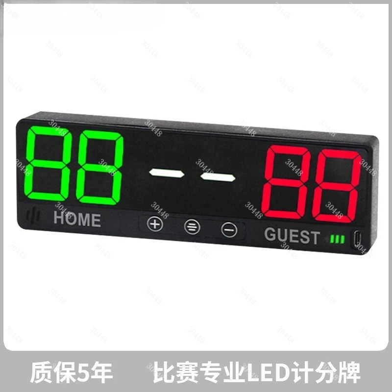 Electronic Billiards Scoreboard Wireless Remote Control LED Digital Score Keeper For Snooker Pool Chinese 8 Ball Club Match