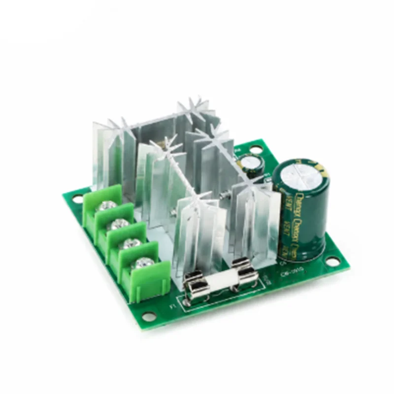 1pcs PWM DC motor speed controller module 15A stepless speed control switch motor fan controller 6V-90V