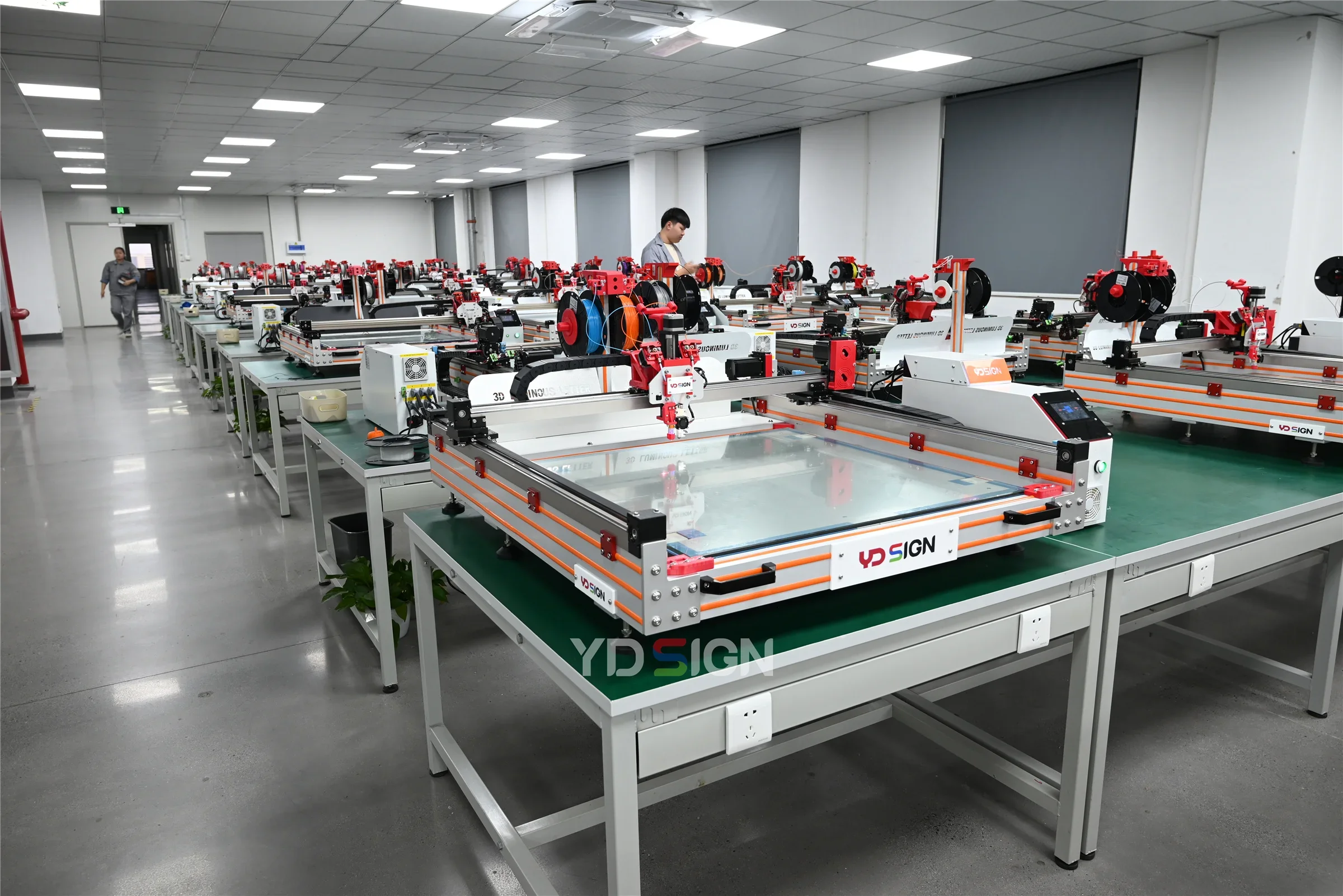 LOGO Printing Machine Outdoor Commercial Sign,Industrial 3D Printer,Designed for Signage Production,Visual operation,Simple
