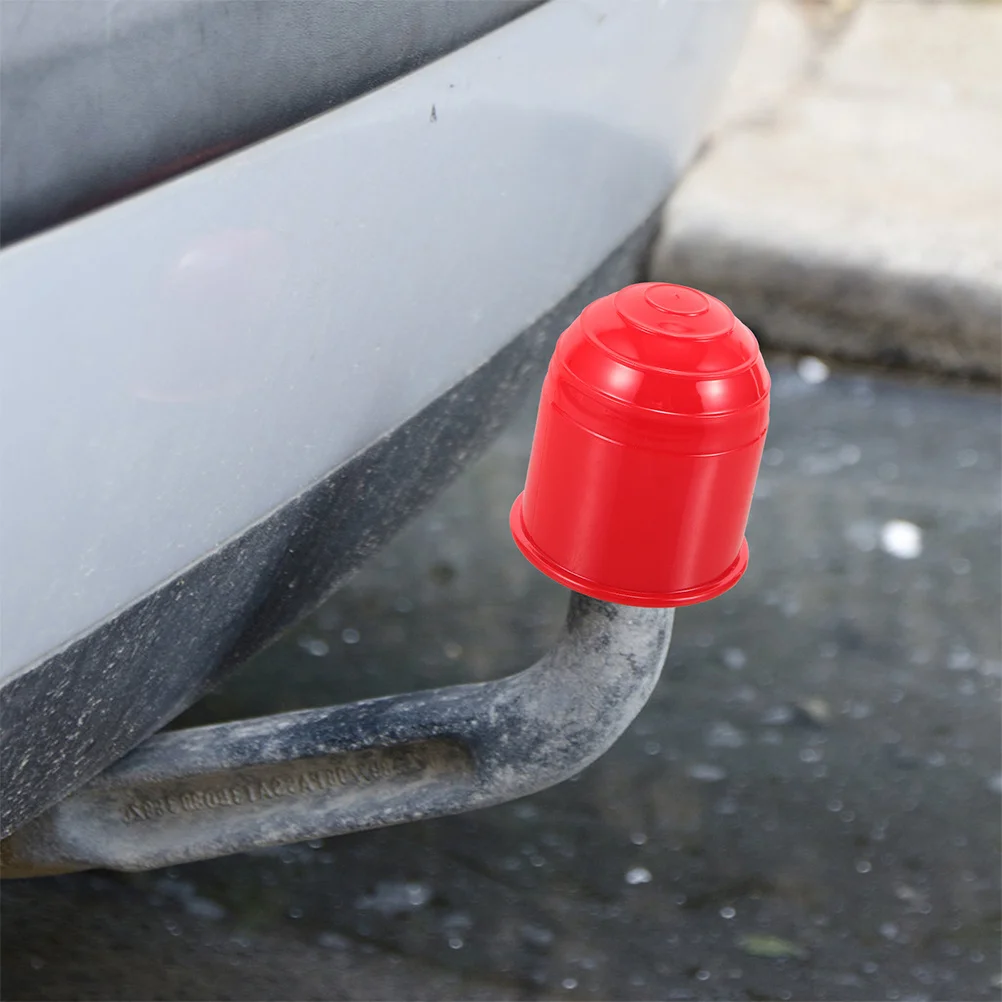 

4Pcs Universal Trailer Hitch Ball Cover Set Heavy Duty Plastic Covers for Rv Car Towing Ball Protector Quick Installation No
