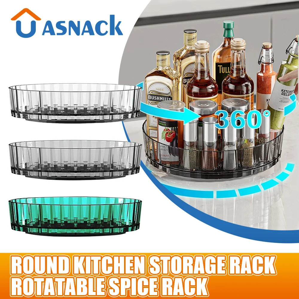 

Home Kitchen Storage Rack Round Rotatable Spice Rack Home Spice Kitchen Organiser Cosmetic Organiser Item Organising Organisers