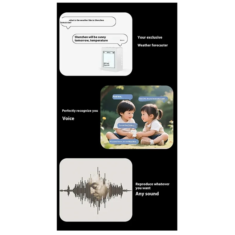 DELAM-Xiaozhi Ai音声ロボット 知能対話会話AIコンパニオン 暗号化個性役割 子供向けギフト