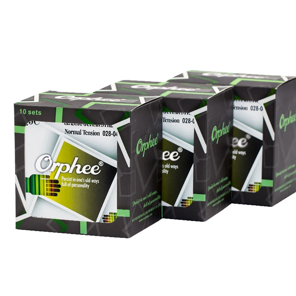 

Orphee Q5C Series Classical Guitar Strings Black Nylon Pure Copper Wound Guitarra Stings Guitar Accessories