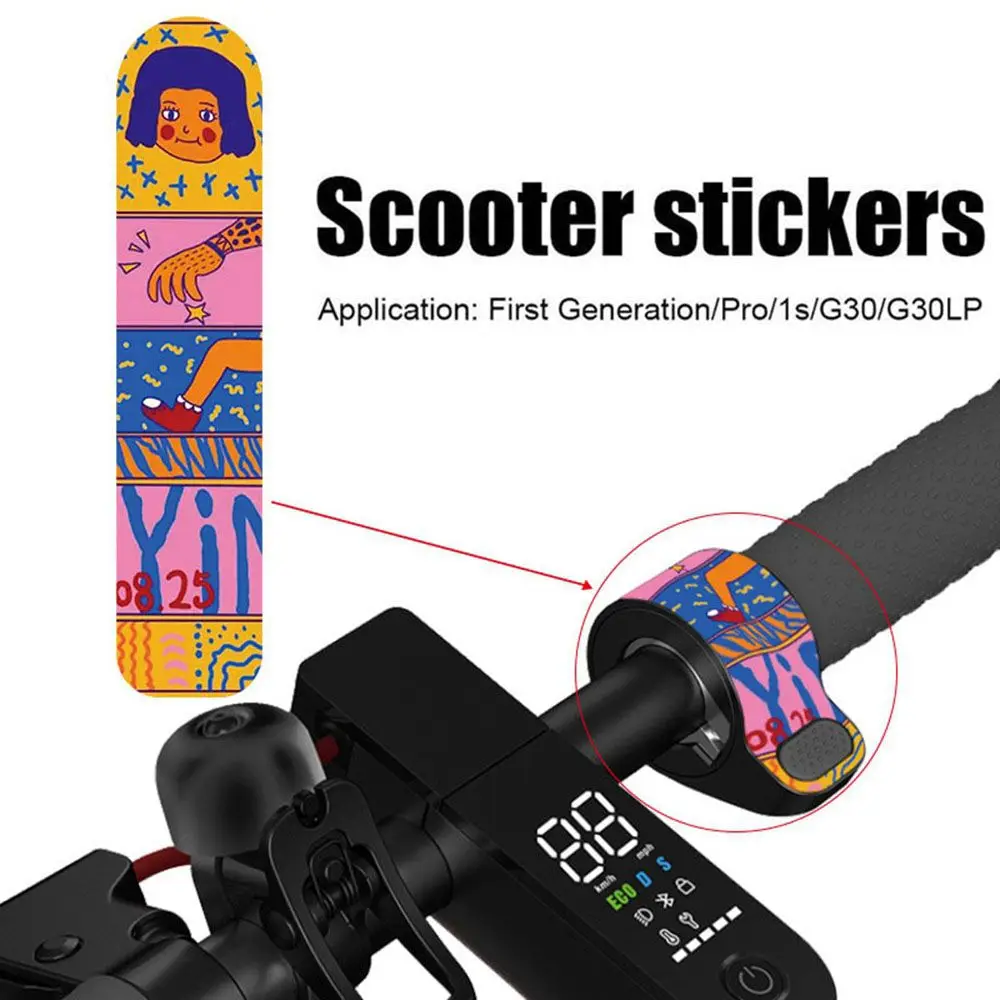 Fashion MAX Throttle 16 Styles Scooter Stickers G30 Scooters Accessories Modification Sticker M365 Refers Supplies