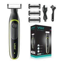 VGR Hair Trimmer Rechargeable Razor Waterproof Shaver Professional Hair Shaving Machine Household Razors for Shaving Men