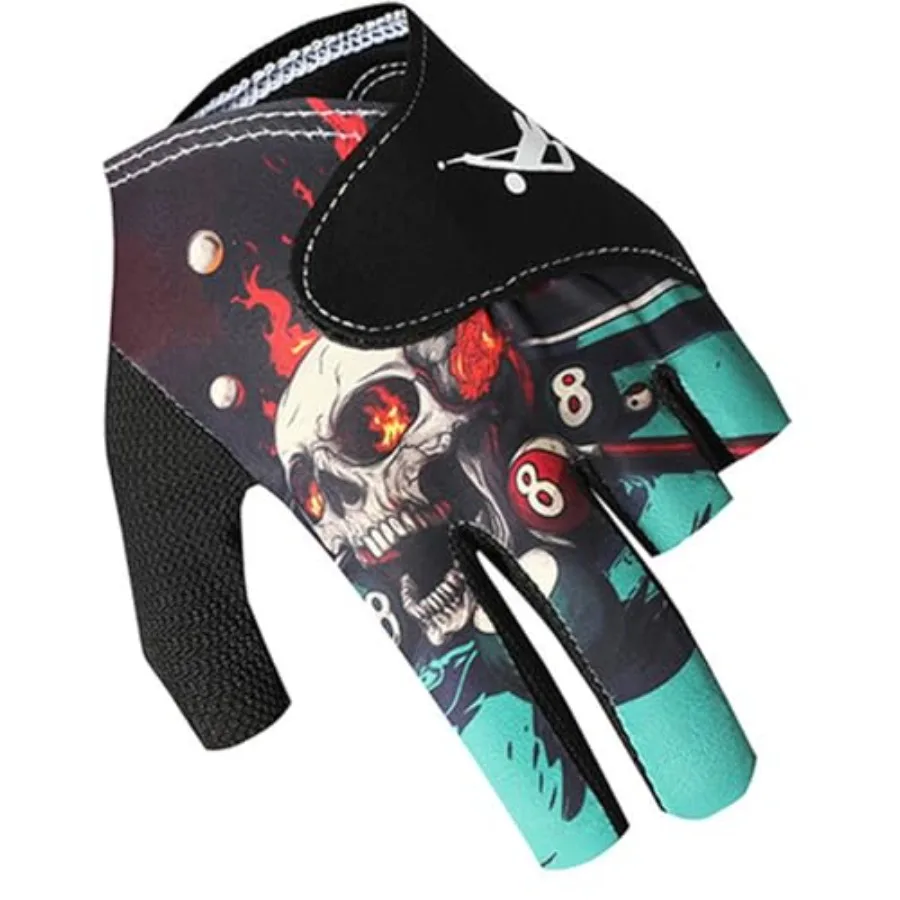 

Billiards Glove 3 Fingers Pool Cue Gloves for Men and Women, Snooker Cue Gloves Sport Glove for Left Hand, Breathable