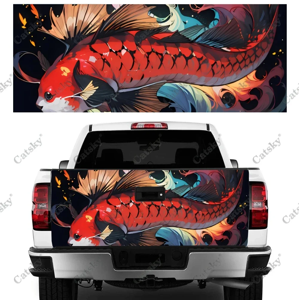 

koi carp Car sticker rear car rear appearance modification package vinyl suitable for auto truck stickers
