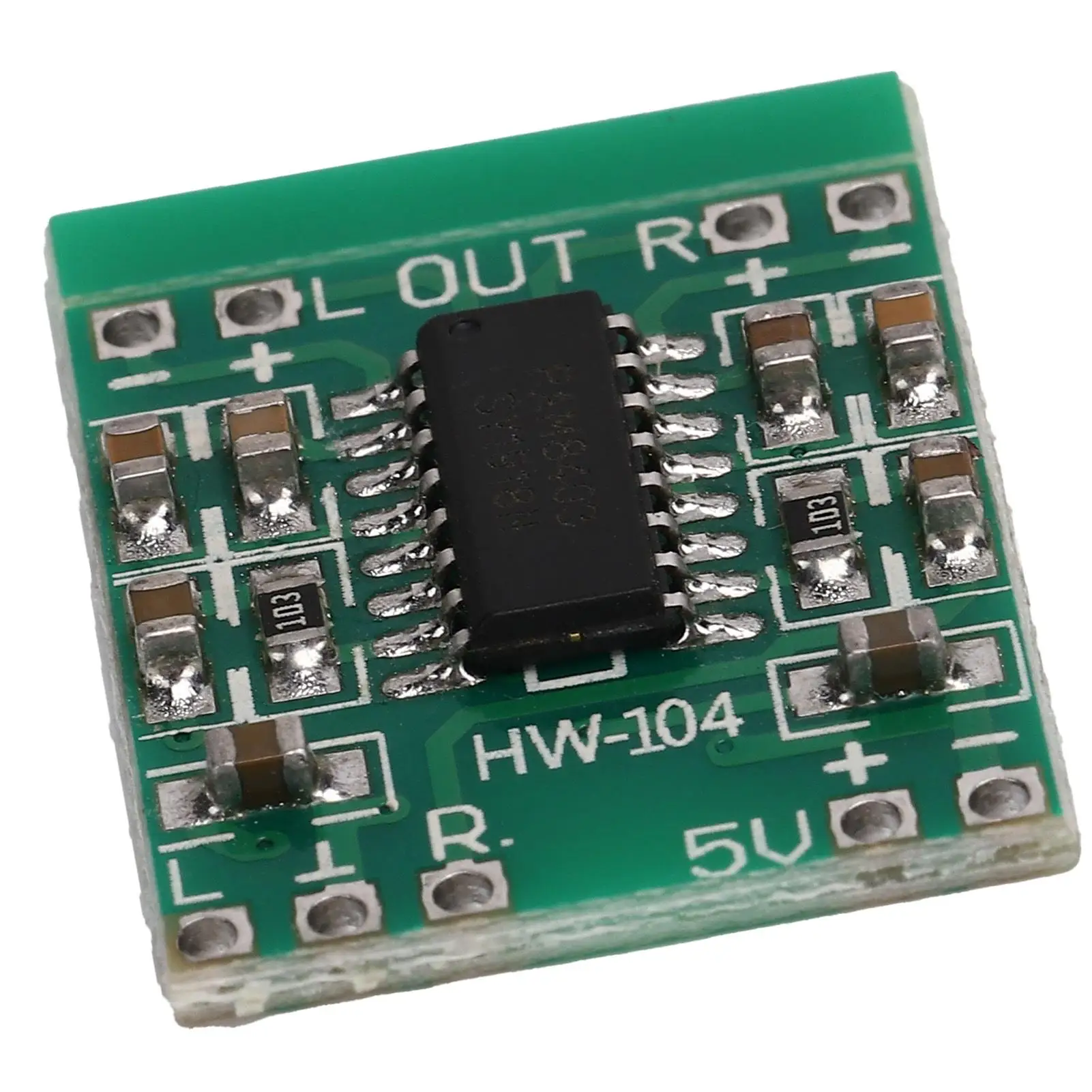 USB-Powered PAM8403 Class D Micro Power Amplifier Module 2x3W, 2.5-5V Digital Amplifier Board