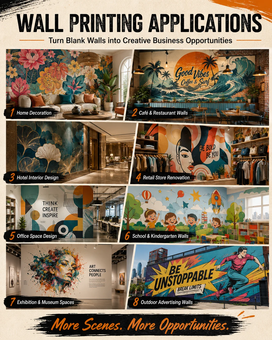 UV-Tintenstrahl-Wanddruckmasch – Commercial Wall Printing Machine Bewertung und Preis
