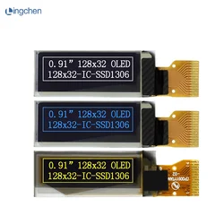 Oled 0.91 inch white and blue color 128X32 OLED LCD LED Display  0.91