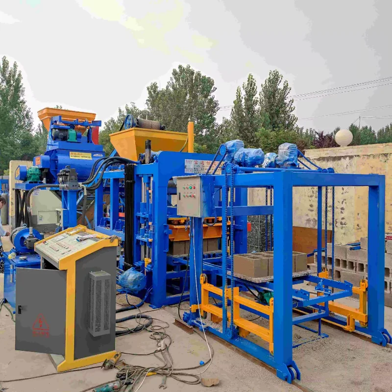 YG Automatic Interlocking Paver Concrete Interlock Block Making Machinery Mold Production Line Fly Ash Brick Making Machine Sale