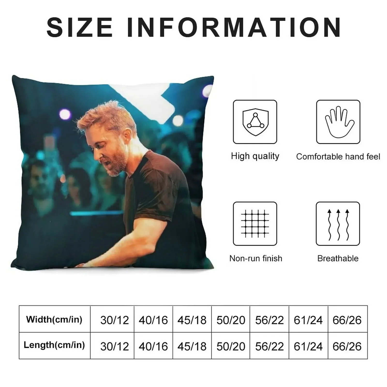 David Guetta Throw Pillow Cushion Child luxury decor pillow