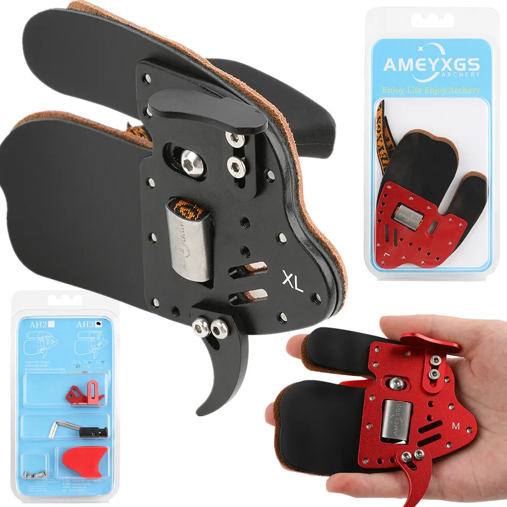 S/M/L/XL الرماية فنجر الحرس جلد البقر إصبع تبويب ل اليد اليمنى القوس السهم الصيد حماية قفاز اطلاق النار إصبع حامي