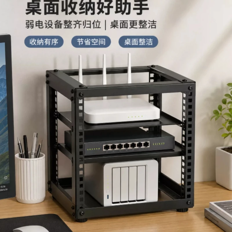 Offener 10-Zoll-Schrank für Desktop-NAS-Router, Speicher und Netzwerkgeräte