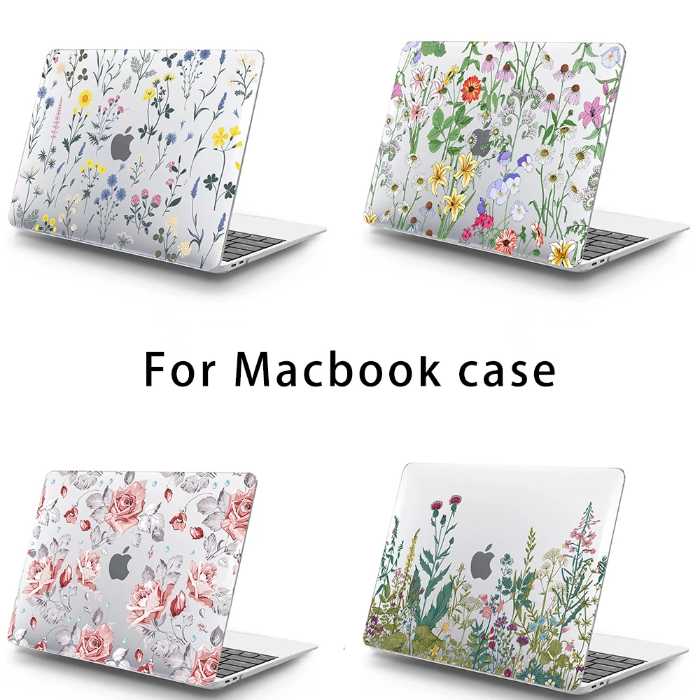 

New Beautiful flowers Laptop Case for MacBook Air15 A2941 2023 Air13 A2681Pro13 A1932 A2179A2338 A2337Pro14 Air11Pro15Pro16A2141