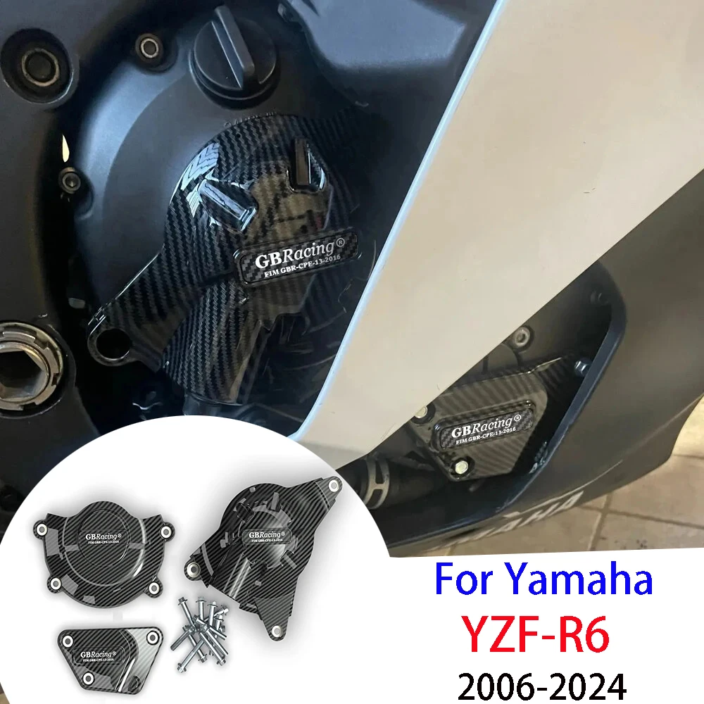 FOR YAMAHA YZF R6 2006 2008 2009 2010 2011 2012 2013 2014 2015 2016 2017 2018 2019 2020 2021 2022 2023 Engine Protective Cover