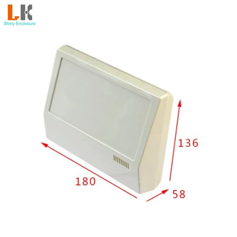 178x136x57mm Diy produk perumahan elektronik instrumen kawat konektor kotak Desktop plastik ABS casing proyek penutup plastik