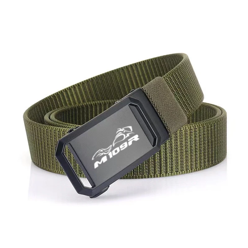 For Suzuki M109R M109 R M 109R Motorcycle Tactical Belt Quick Release Outdoor Military Belt Soft Real Nylon Sports Accessories