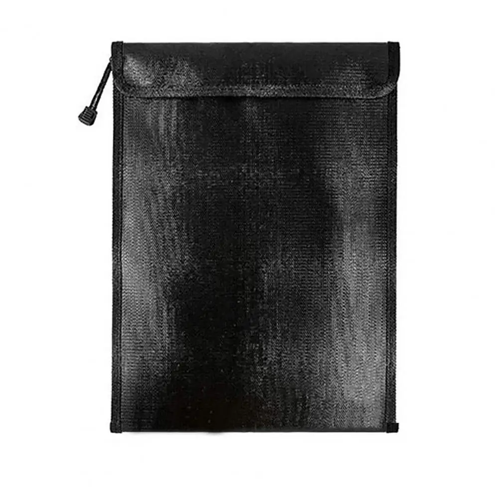 

Document Bag with Zipper Lock Fireproof Waterproof Document Bag with Locking Zipper 2000℉ Fireproof for Valuables for Home
