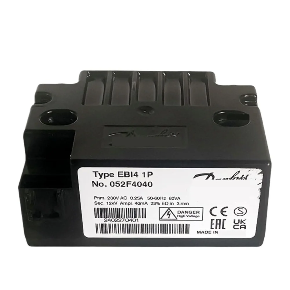For EBI41P Replacement Ignition Transformer 230VAC Input 12KV Output with Attached Power Cable for Heating Units