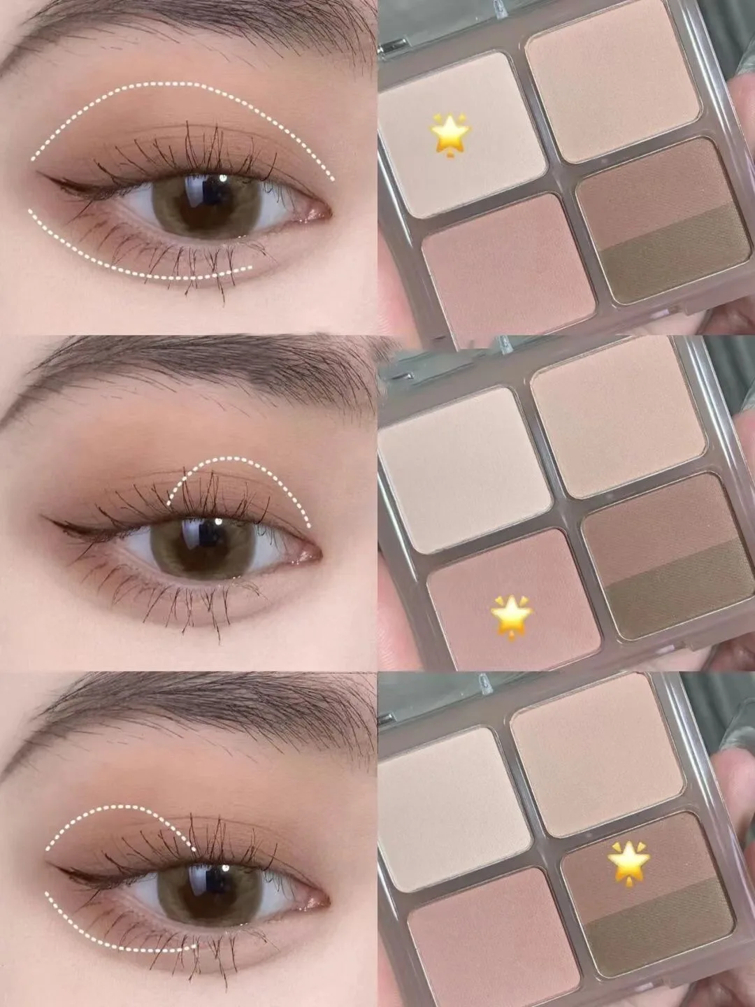 5-color Eyeshadow Palette, Matte Natural Tone, Brown Color Universal Tone Portable Eyeshadow Palette