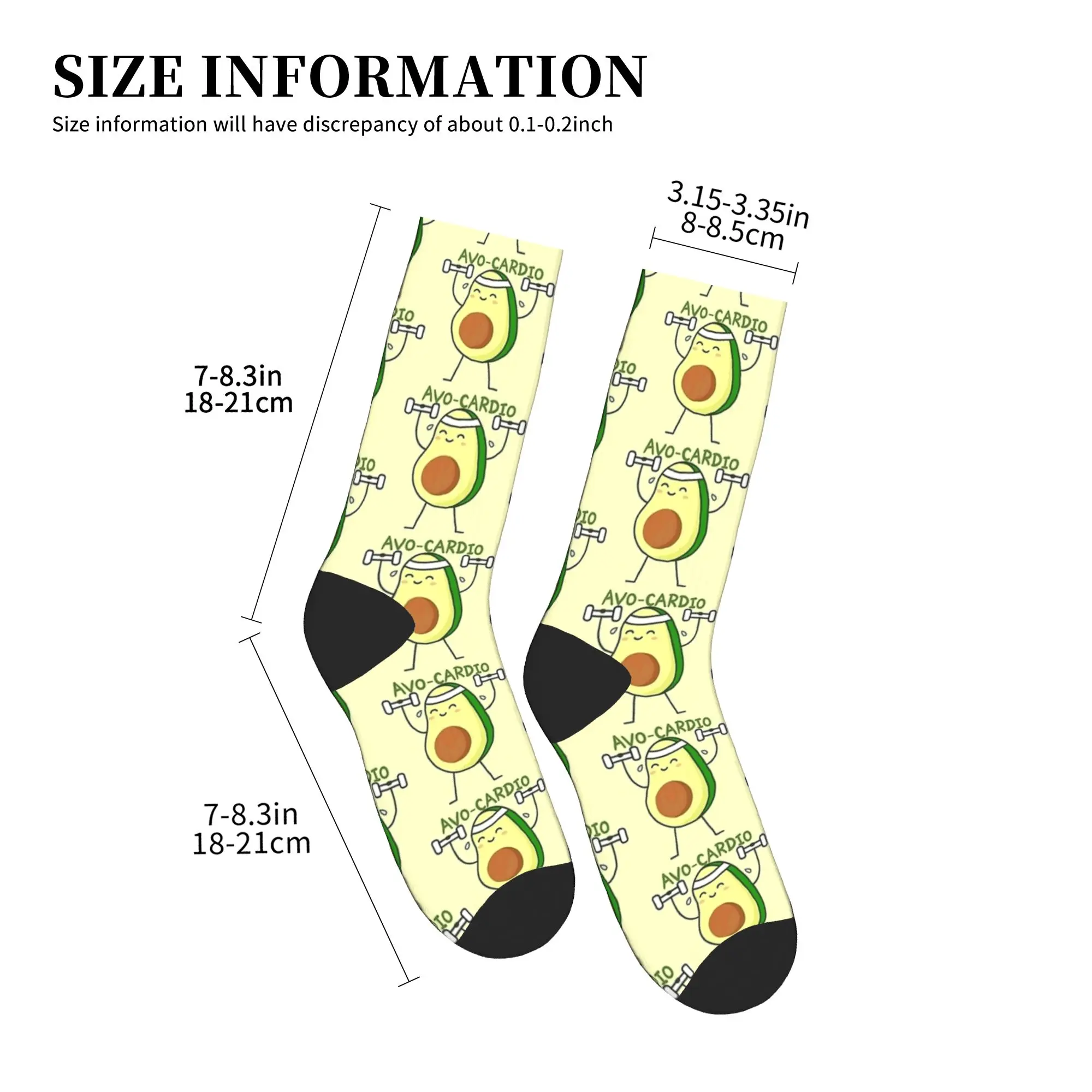 Avo-cardio pun الأفوكادو يرفع الأوزان جوارب الجوارب الكورية الرجال تنفس الجوارب الخريف تشغيل الرياضة تصميم مكافحة الجوارب هدية