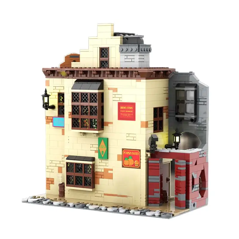 MOC-195175 Urban Landscape Modular Model Architecture Building Blocks DIY Ultimate Collection Toys Bricks Kid's Birthday Gifts