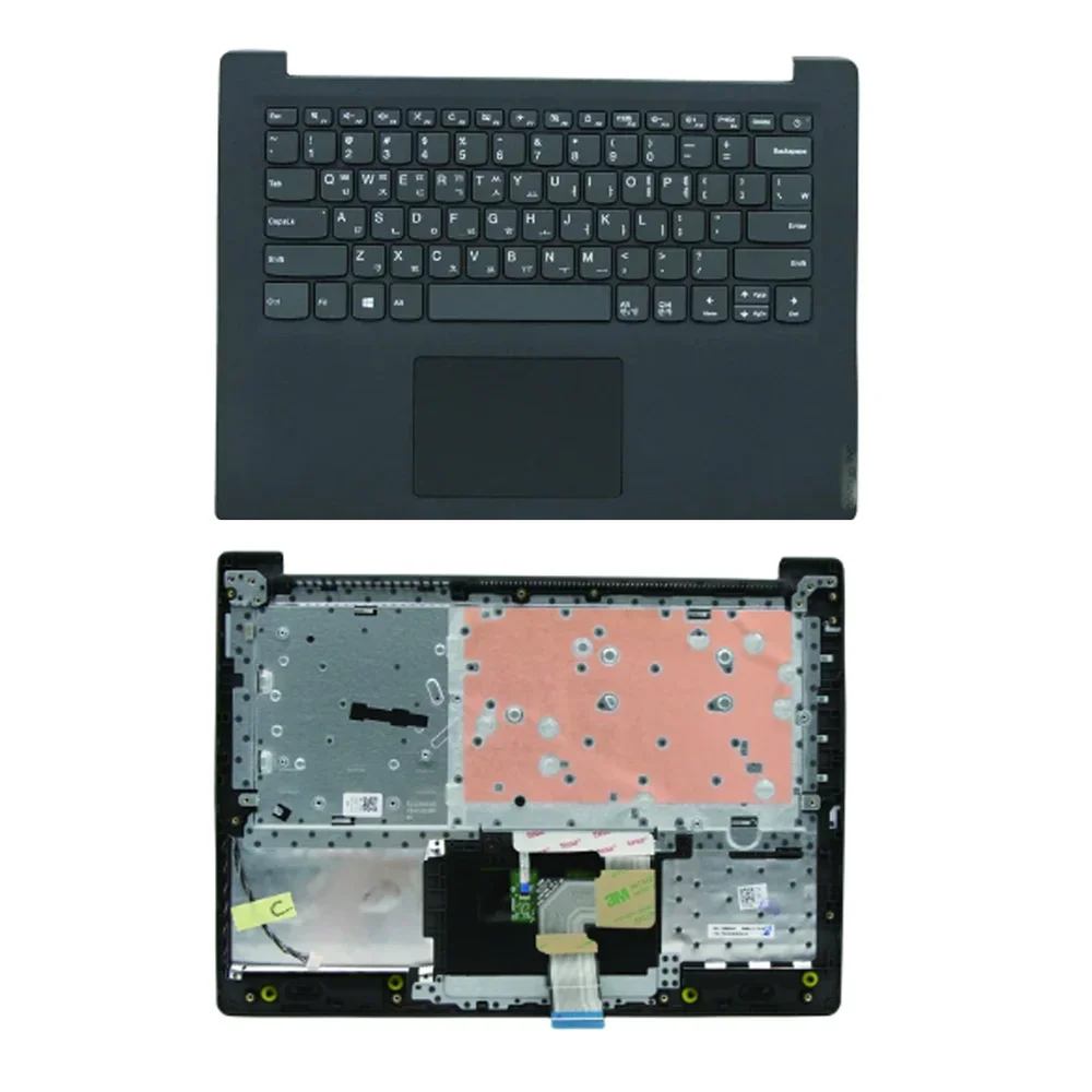 New Original for Lenovo V14-IWL S145-14IIL V14-IIL Laptop Palmrest Korean Keyboard Bezel With Touchpad Notebook Case 5CB0W44141