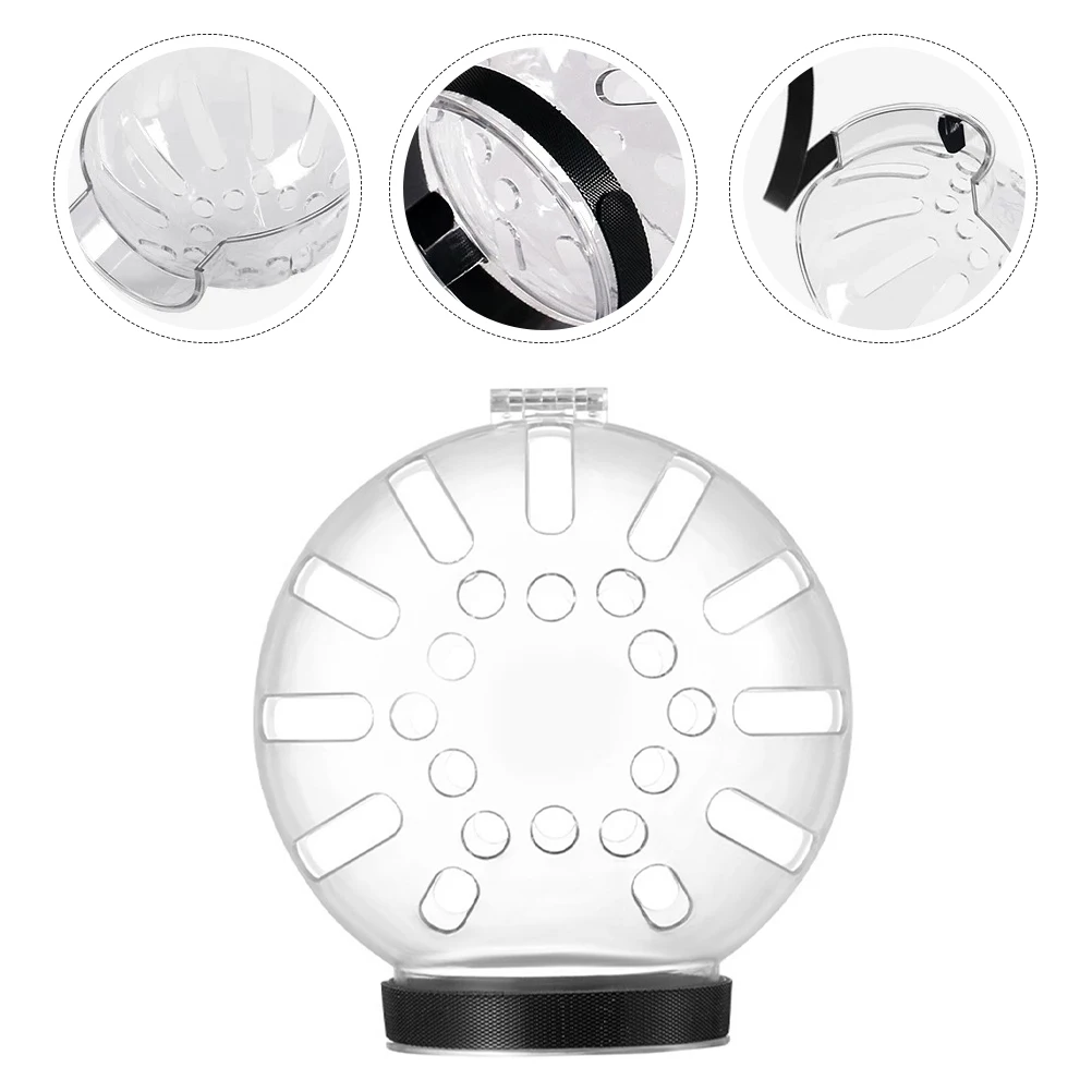 

Adjustable Cat Post Surgery Odorless ABS Bite Deterrent Transparent Chew Muzzle Recovery Head Protector Pet