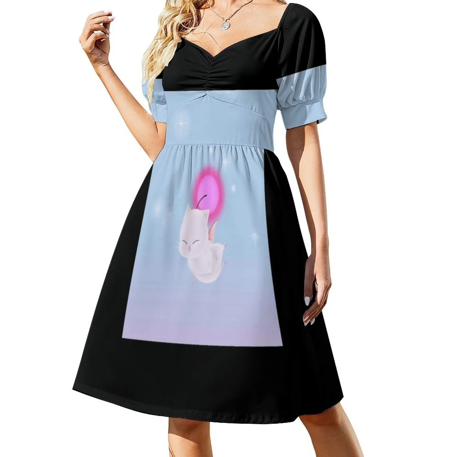 فستان Moghome النسائي الأنيق للحفلات على شكل حرف A مع خيارات قصيرة/طويلة/بدون أكمام فستان Moghome للفتيات #2