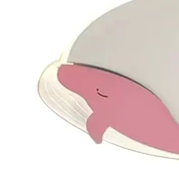 Lámpara de techo para habitación infantil, decoración de ballenas, delfines y océano, lámpara de techo Led con dibujos animados para habitación de niñas, guardería, Plafon 조명