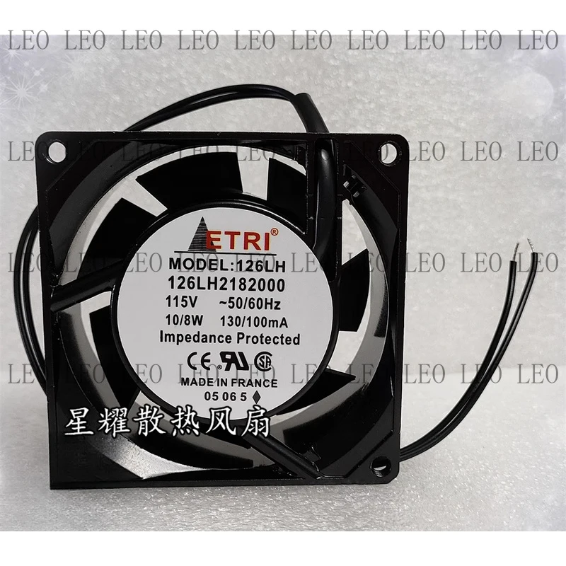 

SS For ETRI 126LH2182000 115V 10/8W Metal High Temperature Resistant Fan