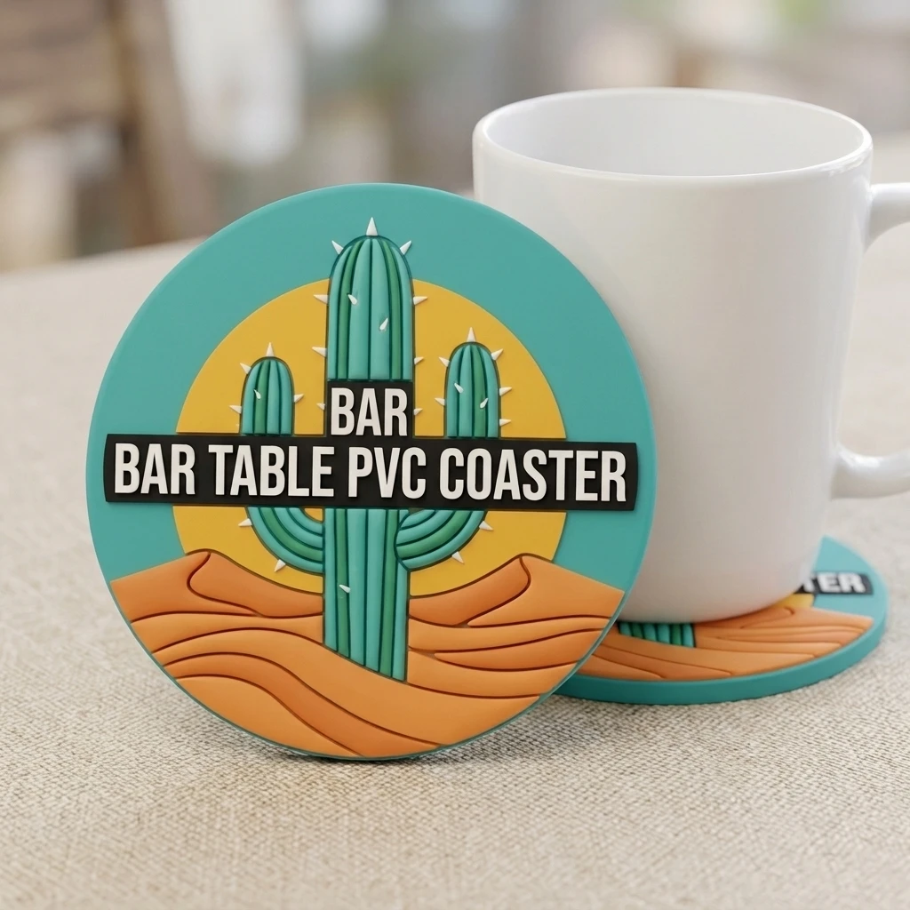Custom Photo Text Logo Image Drink Coaster Personalized Cup Pad Household Kitchen Restaurant Table Accessory Gift